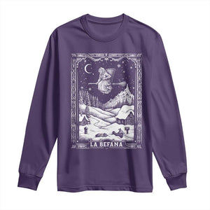 Italian Christmas La Befana Long Sleeve Shirt Buon Befana Folklore Xmas Witch TS11 Purple Print Your Wear
