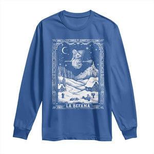 Italian Christmas La Befana Long Sleeve Shirt Buon Befana Folklore Xmas Witch TS11 Royal Blue Print Your Wear