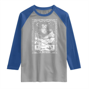 Italian Christmas La Befana Raglan Shirt Buon Befana Folklore Xmas Witch TS11 Sport Gray Royal Print Your Wear