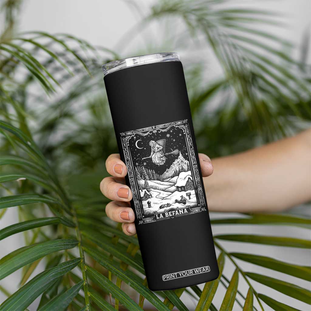 Italian Christmas La Befana Skinny Tumbler Buon Befana Folklore Xmas Witch TS11 Print Your Wear