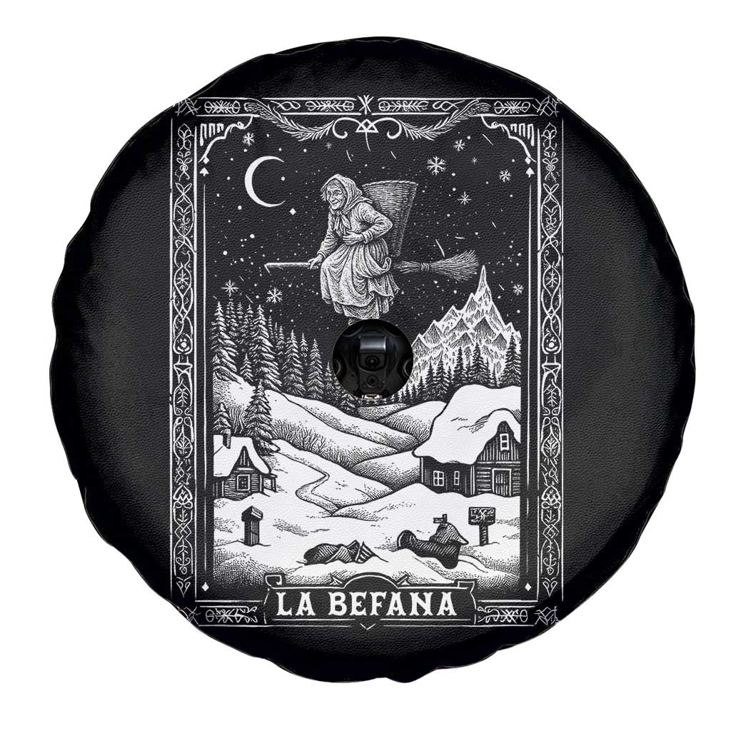 Italian Christmas La Befana Spare Tire Cover Buon Befana Folklore Xmas Witch TS11 Print Your Wear