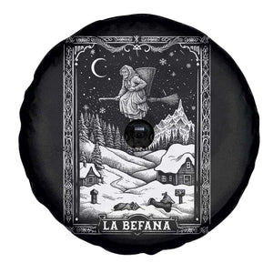 Italian Christmas La Befana Spare Tire Cover Buon Befana Folklore Xmas Witch TS11 Print Your Wear