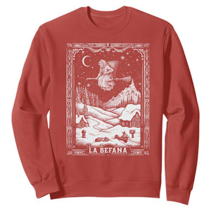 Italian Christmas La Befana Sweatshirt Buon Befana Folklore Xmas Witch TS11 Red Print Your Wear