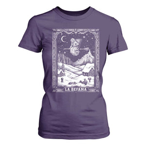 Italian Christmas La Befana T Shirt For Women Buon Befana Folklore Xmas Witch TS11 Purple Print Your Wear