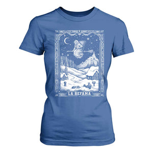 Italian Christmas La Befana T Shirt For Women Buon Befana Folklore Xmas Witch TS11 Royal Blue Print Your Wear