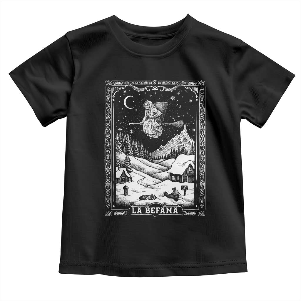 Italian Christmas La Befana Toddler T Shirt Buon Befana Folklore Xmas Witch TS11 Black Print Your Wear