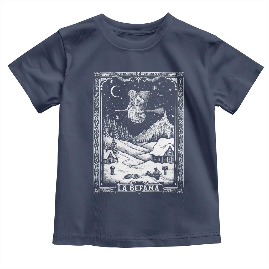 Italian Christmas La Befana Toddler T Shirt Buon Befana Folklore Xmas Witch TS11 Navy Print Your Wear