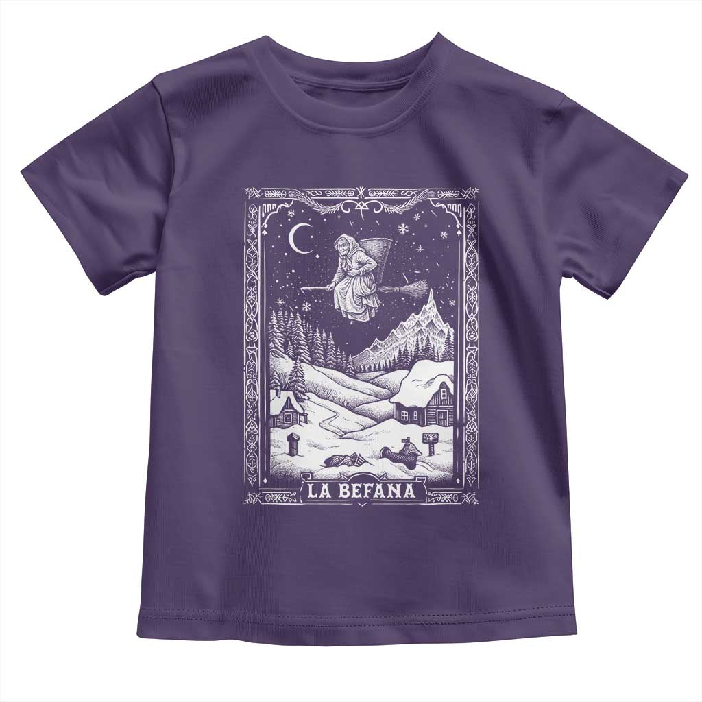 Italian Christmas La Befana Toddler T Shirt Buon Befana Folklore Xmas Witch TS11 Purple Print Your Wear