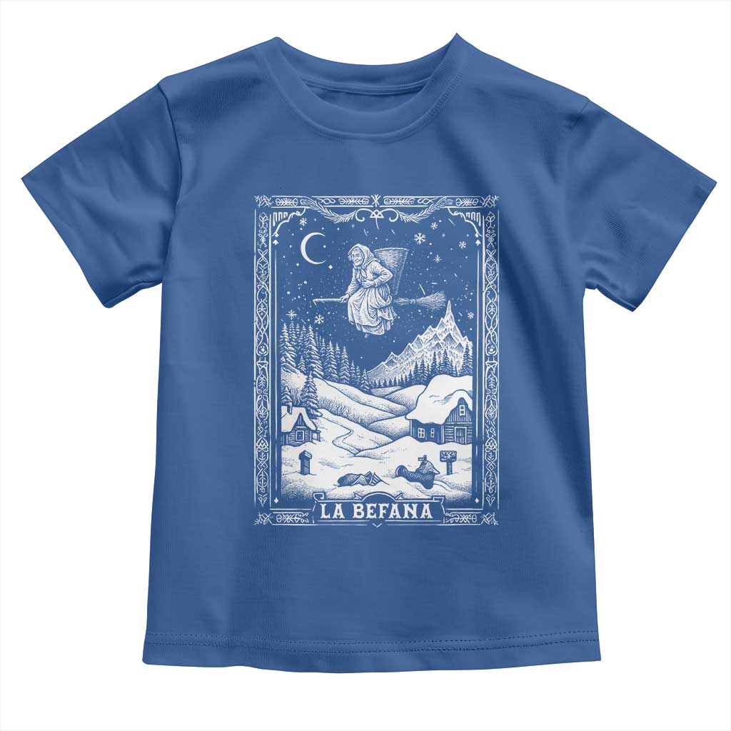 Italian Christmas La Befana Toddler T Shirt Buon Befana Folklore Xmas Witch TS11 Royal Blue Print Your Wear