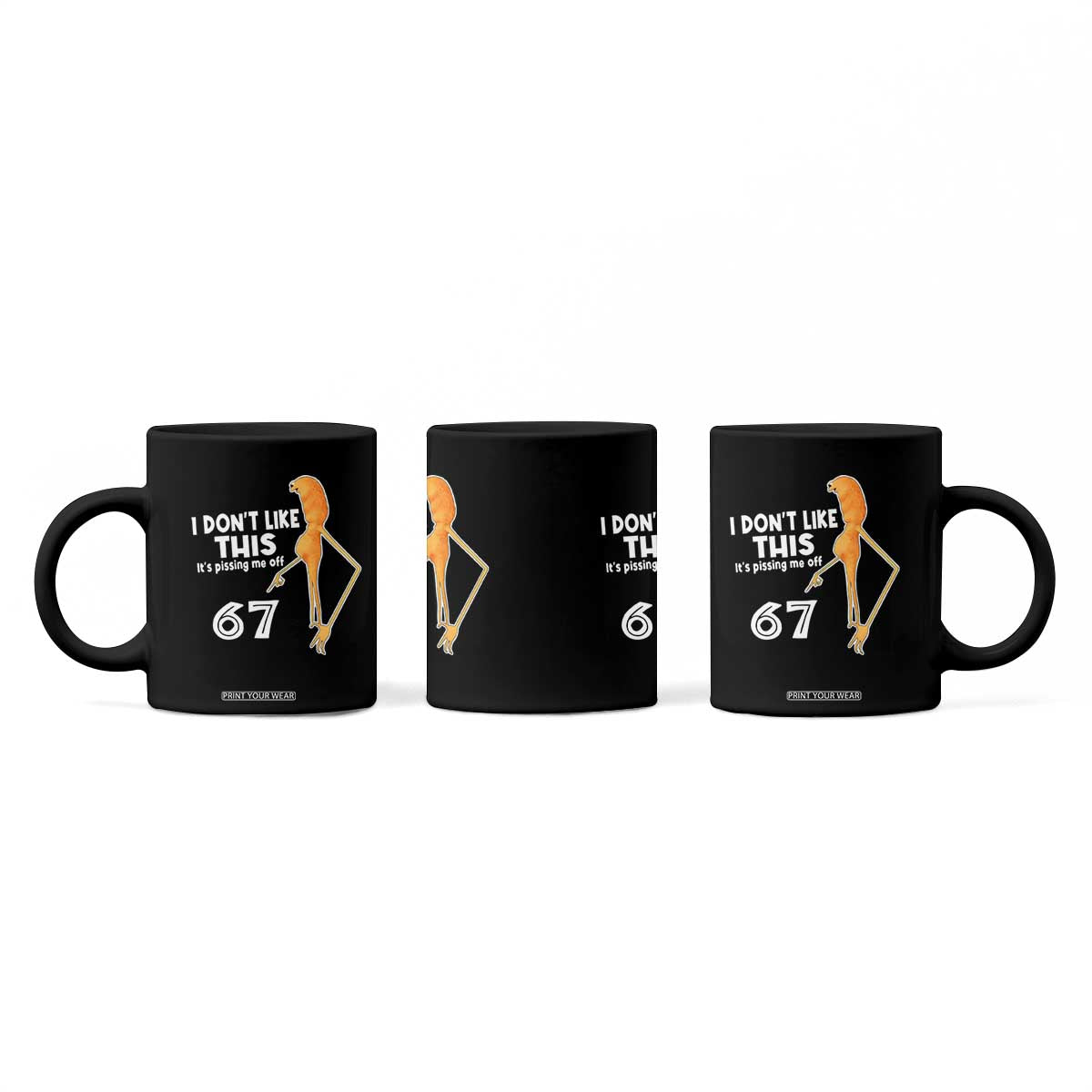 Funny Marcus The Worm 67 Meme Coffee Mug I Dont Like This Its Pissing Me Off TS11 Print Your Wear