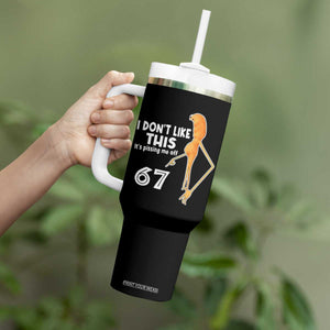 Funny Marcus The Worm 67 Meme Tumbler With Handle I Dont Like This Its Pissing Me Off TS11 Print Your Wear