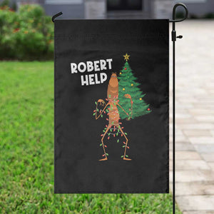 Funny Marcus The Worm Christmas Garden Flag Robert Help Xmas Tree TS11 Print Your Wear