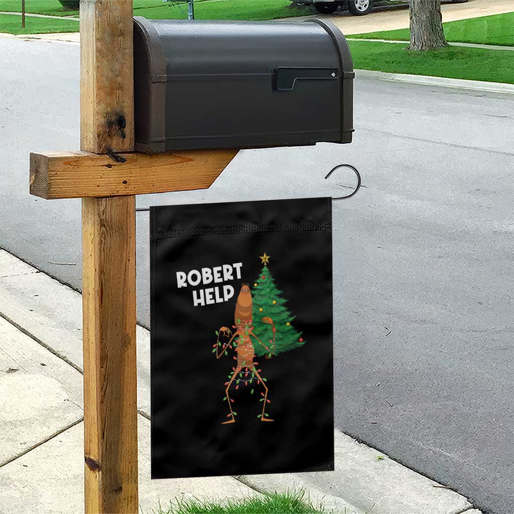 Funny Marcus The Worm Christmas Garden Flag Robert Help Xmas Tree TS11 Print Your Wear