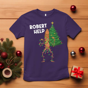 Funny Marcus The Worm Christmas T Shirt Robert Help Xmas Tree TS11 Purple Print Your Wear