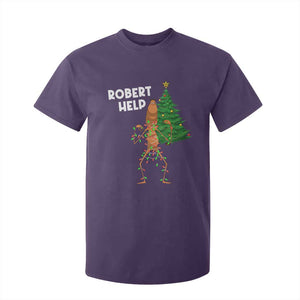 Funny Marcus The Worm Christmas T Shirt For Kid Robert Help Xmas Tree TS11 Purple Print Your Wear
