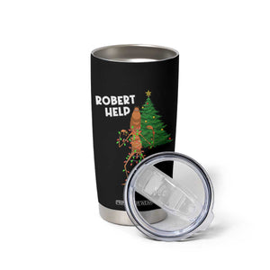 Funny Marcus The Worm Christmas Tumbler Cup Robert Help Xmas Tree TS11 Print Your Wear