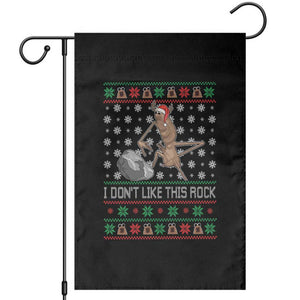 Funny Marcus The Worm Christmas Garden Flag I Dont Like This Rock Xmas Holiday TS11 Black Print Your Wear