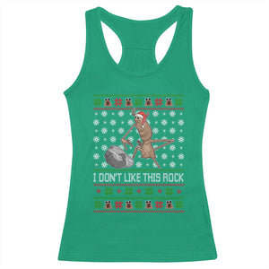 Funny Marcus The Worm Christmas Racerback Tank Top I Dont Like This Rock Xmas Holiday TS11 Irish Green Print Your Wear