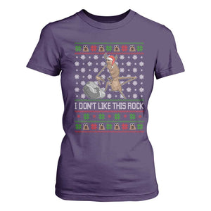 Funny Marcus The Worm Christmas T Shirt For Women I Dont Like This Rock Xmas Holiday TS11 Purple Print Your Wear