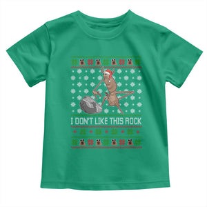 Funny Marcus The Worm Christmas Toddler T Shirt I Dont Like This Rock Xmas Holiday TS11 Irish Green Print Your Wear