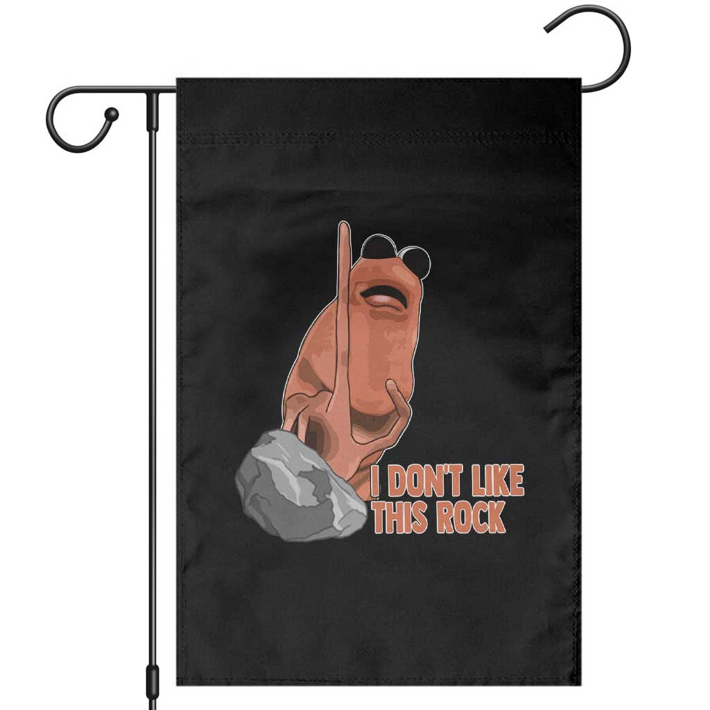 Funny Marcus The Worm Garden Flag I Dont Like This Rock Meme TS11 Black Print Your Wear