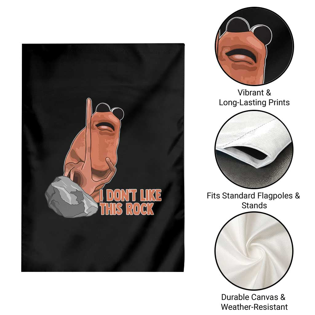 Funny Marcus The Worm Garden Flag I Dont Like This Rock Meme TS11 Print Your Wear