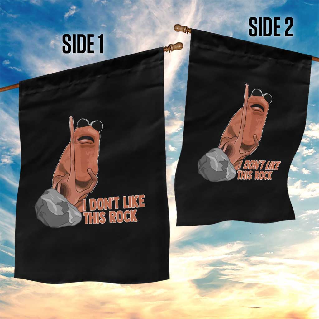 Funny Marcus The Worm Garden Flag I Dont Like This Rock Meme TS11 Print Your Wear