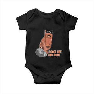 Funny Marcus The Worm Baby Onesie I Dont Like This Rock Meme TS11 Black Print Your Wear