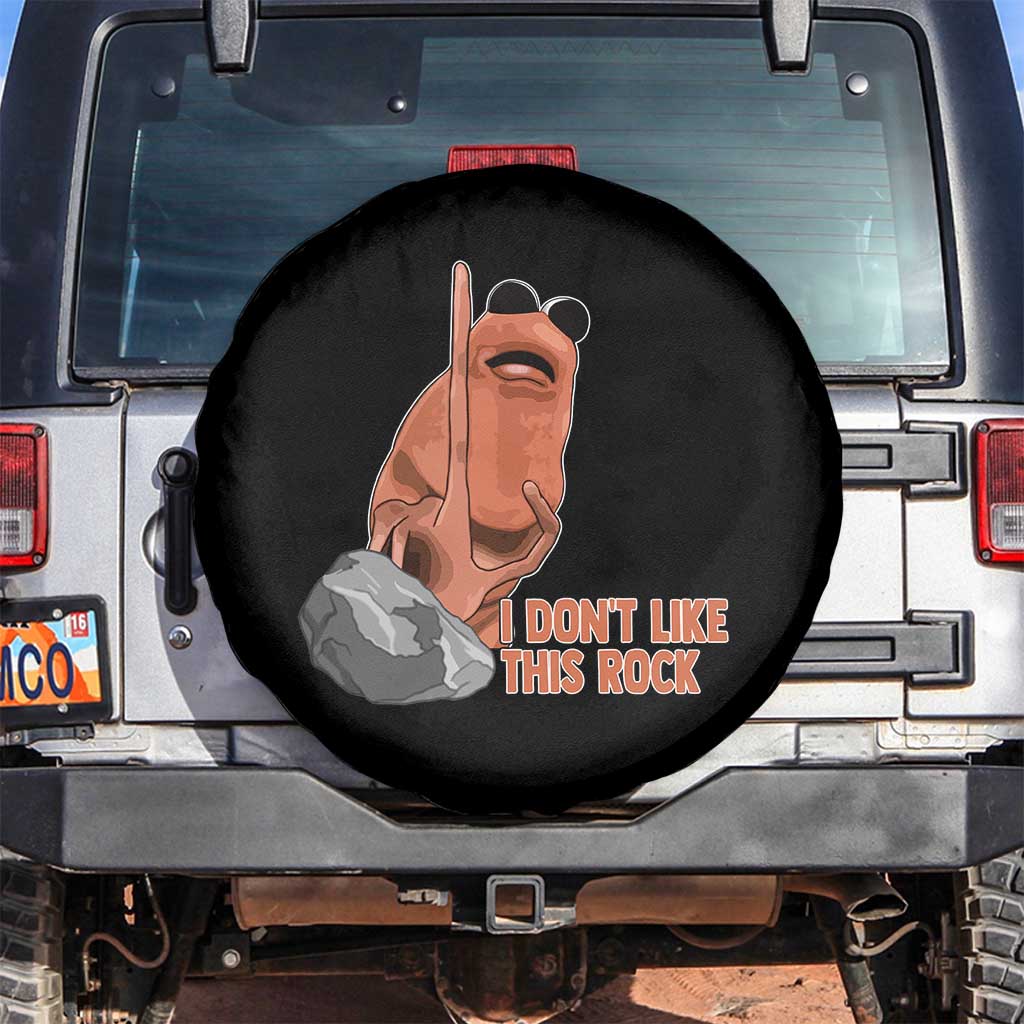 Funny Marcus The Worm Spare Tire Cover I Dont Like This Rock Meme TS11 No hole Black Print Your Wear