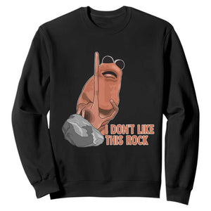 Funny Marcus The Worm Sweatshirt I Dont Like This Rock Meme TS11 Black Print Your Wear