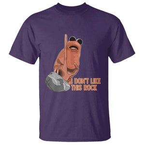 Funny Marcus The Worm T Shirt I Dont Like This Rock Meme TS11 Purple Print Your Wear