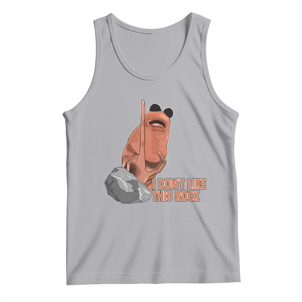 Funny Marcus The Worm Tank Top I Dont Like This Rock Meme TS11 Athletic Heather Print Your Wear