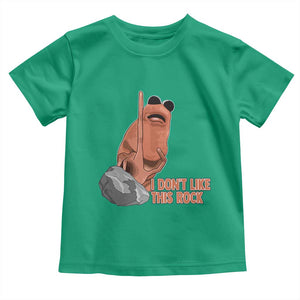 Funny Marcus The Worm Toddler T Shirt I Dont Like This Rock Meme TS11 Irish Green Print Your Wear