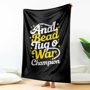 Funny Anal Bead Tug O War Throw Blanket Inappropriate Adult Humor Weird Cringe TS11 Print Your Wear