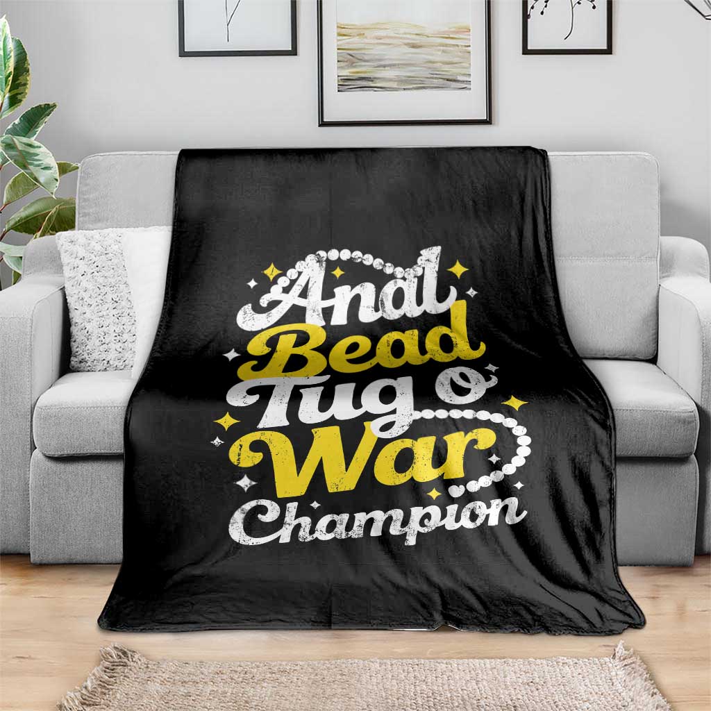 Funny Anal Bead Tug O War Throw Blanket Inappropriate Adult Humor Weird Cringe TS11 Print Your Wear