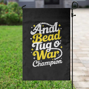 Funny Anal Bead Tug O War Garden Flag Inappropriate Adult Humor Weird Cringe TS11 Print Your Wear