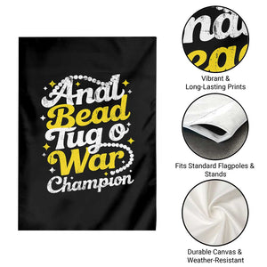 Funny Anal Bead Tug O War Garden Flag Inappropriate Adult Humor Weird Cringe TS11 Print Your Wear