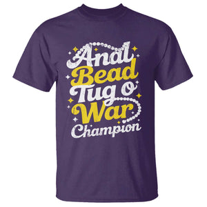 Funny Anal Bead Tug O War T Shirt Inappropriate Adult Humor Weird Cringe TS11 Purple Print Your Wear