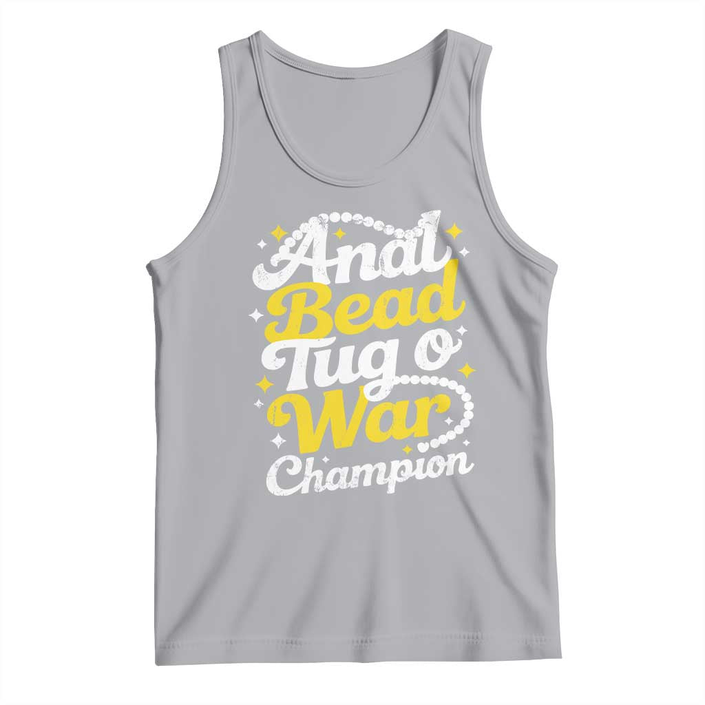 Funny Anal Bead Tug O War Tank Top Inappropriate Adult Humor Weird Cringe TS11 Athletic Heather Print Your Wear