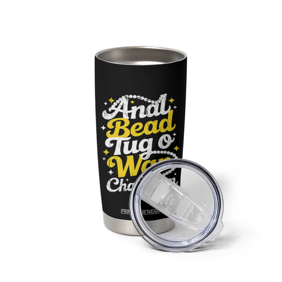 Funny Anal Bead Tug O War Tumbler Cup Inappropriate Adult Humor Weird Cringe TS11 Print Your Wear