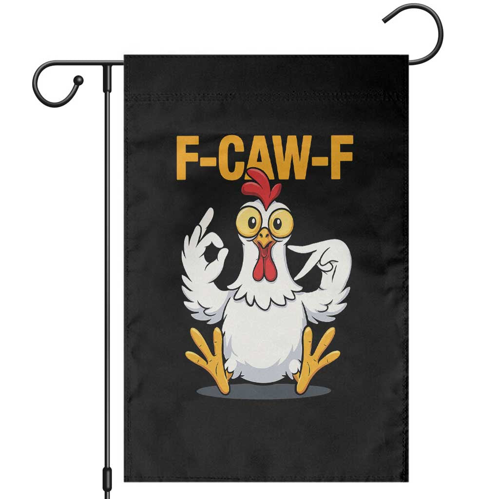 Funny F Caw F 67 Meme Garden Flag Cartoon Chicken Poultry Humor TS11 Black Print Your Wear