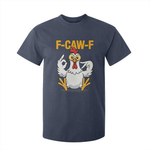 Funny F Caw F 67 Meme T Shirt For Kid Cartoon Chicken Poultry Humor TS11 Navy Print Your Wear