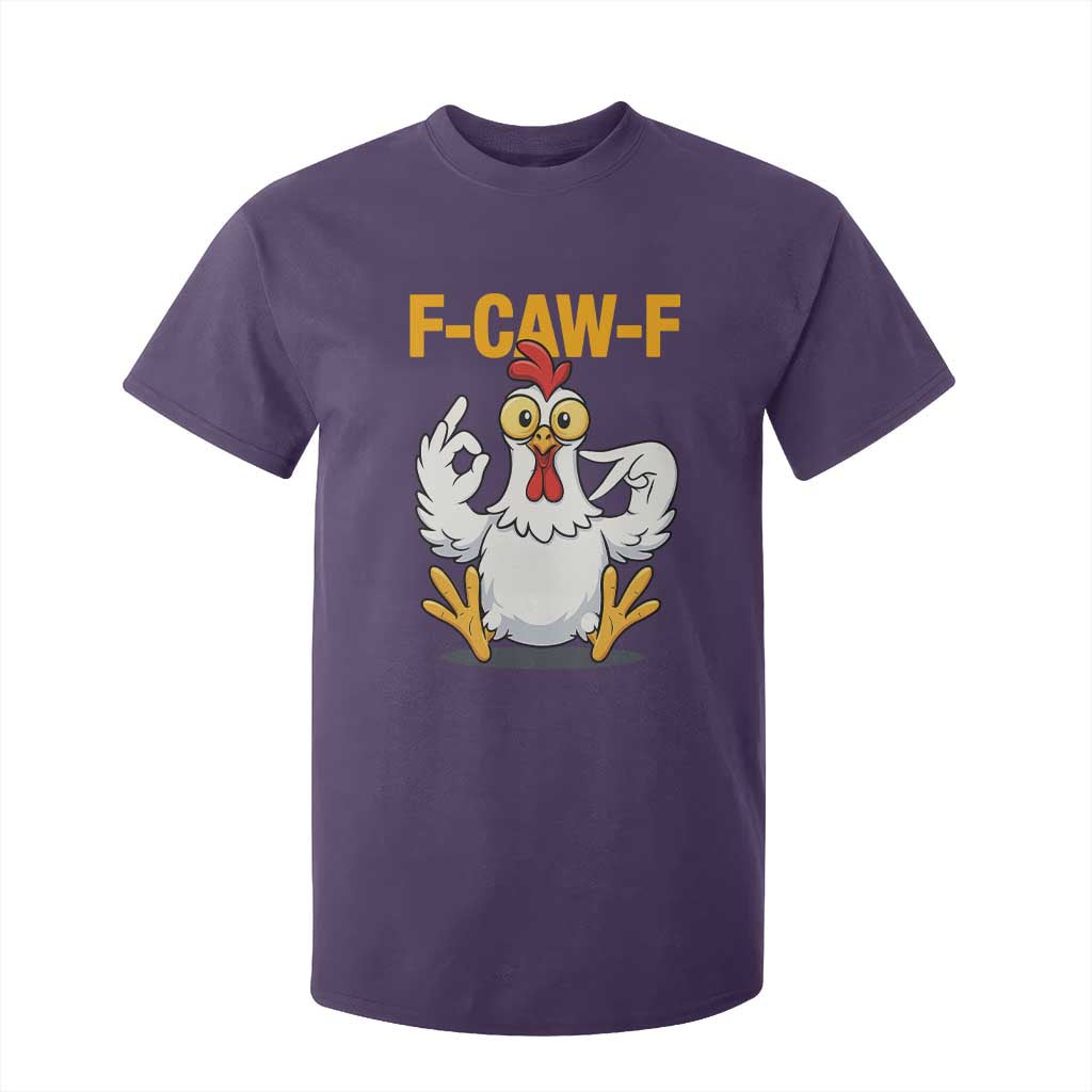Funny F Caw F 67 Meme T Shirt For Kid Cartoon Chicken Poultry Humor TS11 Purple Print Your Wear