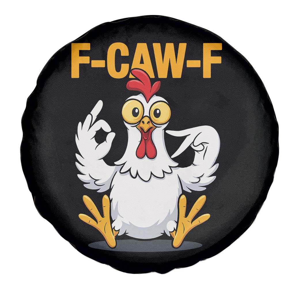 Funny F Caw F 67 Meme Spare Tire Cover Cartoon Chicken Poultry Humor TS11 Print Your Wear