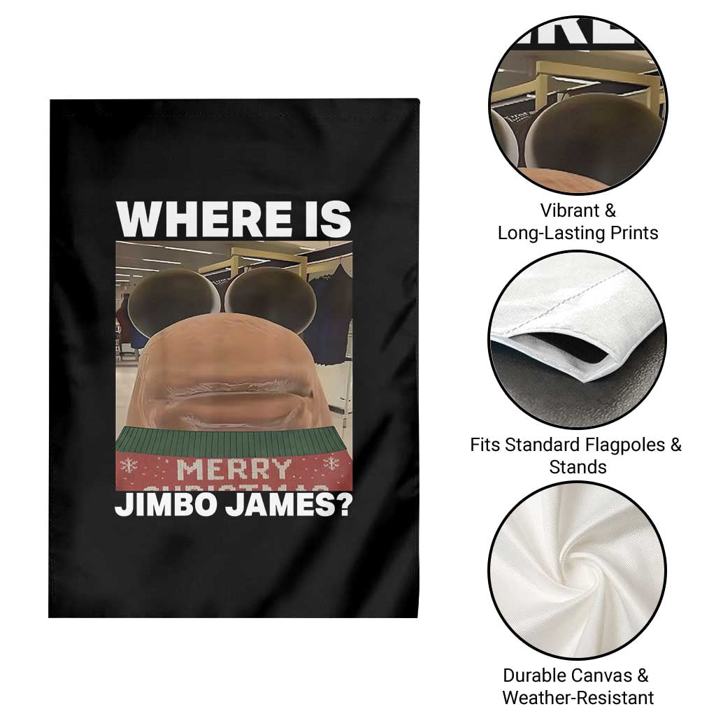 Funny Marcus The Worm Christmas Garden Flag Where Is Jimbo James Xmas Ugly Sweater TS11 Print Your Wear