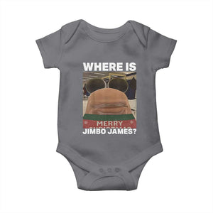 Funny Marcus The Worm Christmas Baby Onesie Where Is Jimbo James Xmas Ugly Sweater TS11 Charcoal Print Your Wear
