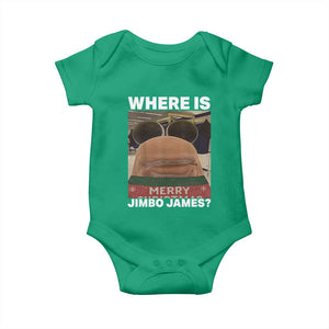 Funny Marcus The Worm Christmas Baby Onesie Where Is Jimbo James Xmas Ugly Sweater TS11 Irish Green Print Your Wear