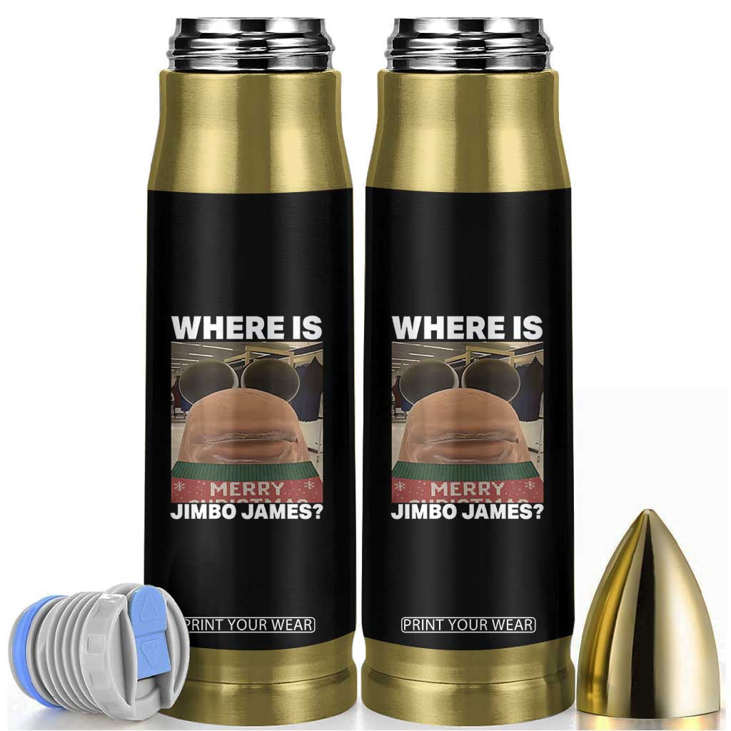 Funny Marcus The Worm Christmas Bullet Tumbler Where Is Jimbo James Xmas Ugly Sweater TS11 Black Print Your Wear