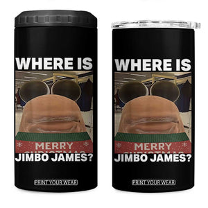 Funny Marcus The Worm Christmas 4 in 1 Can Cooler Tumbler Where Is Jimbo James Xmas Ugly Sweater TS11 One Size: 16 oz Black Print Your Wear