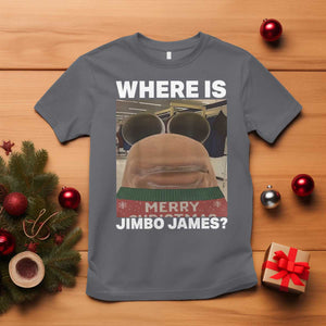 Funny Marcus The Worm Christmas T Shirt Where Is Jimbo James Xmas Ugly Sweater TS11 Charcoal Print Your Wear